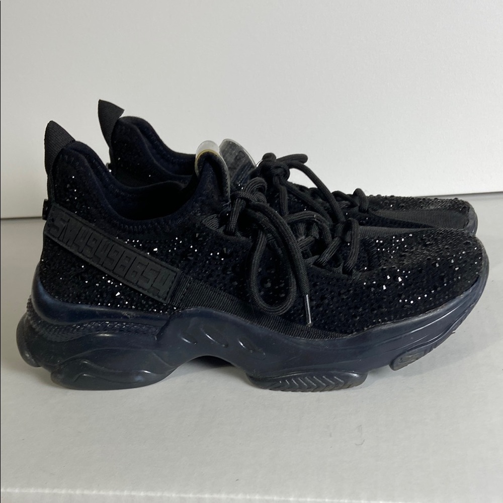 Steve Madden Black Athletic Shoes